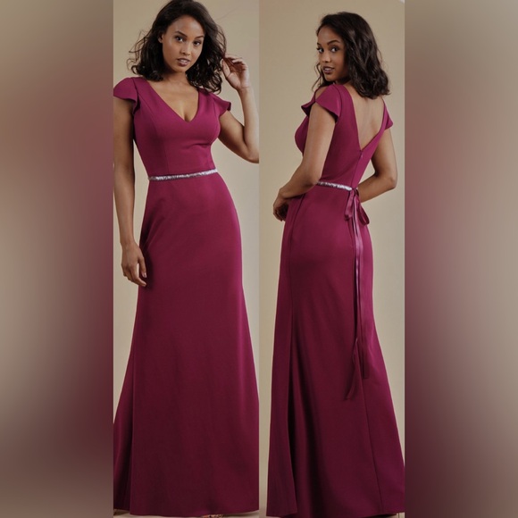 belsoie Dresses & Skirts - Elegant Belsoie Scarlet Evening Gown Style No. L214013
